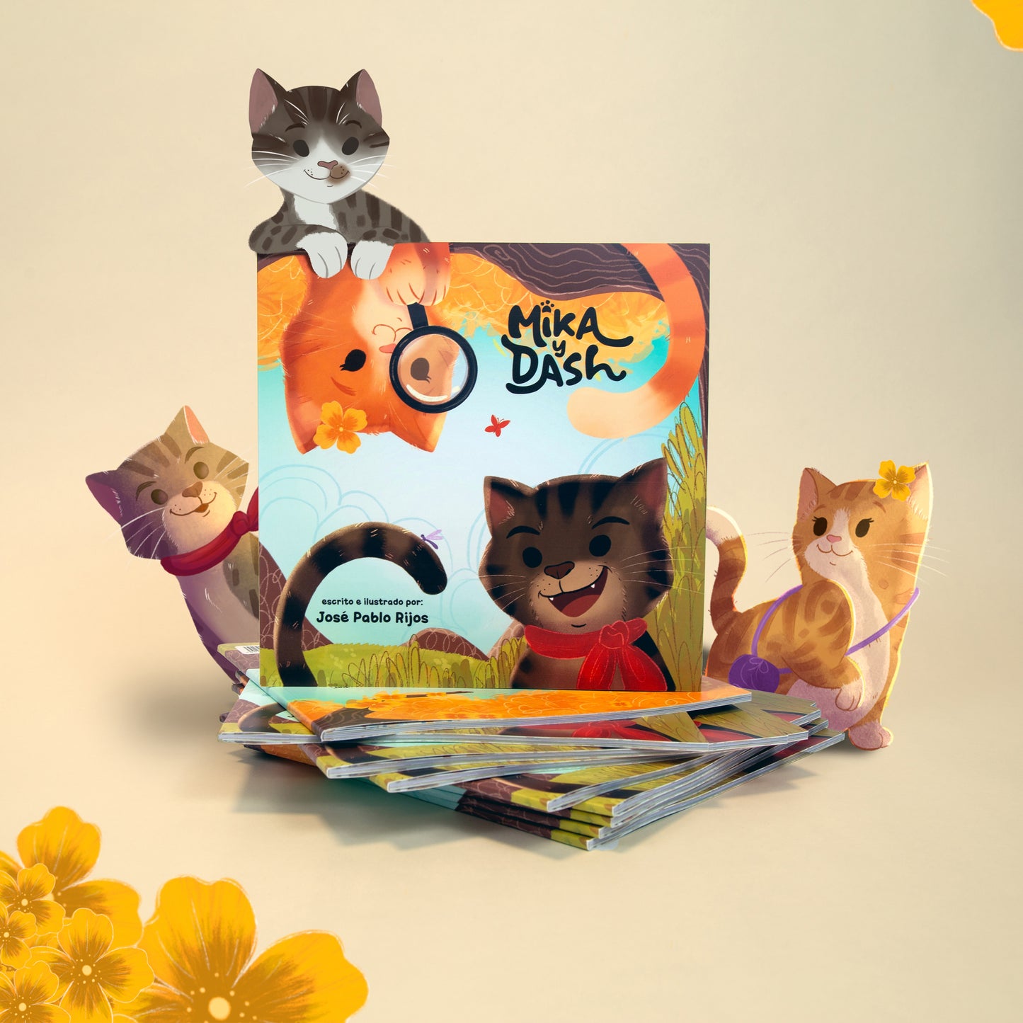 Mika y Dash: Un viaje multicultural para aprender los números del 1 al 5